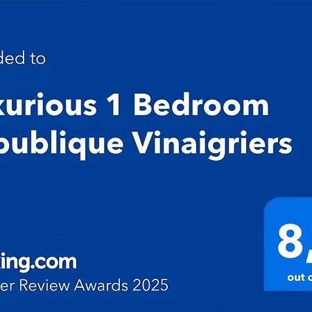 Luxurious 1 Bedroom Republique Vinaigriers Free Netflix Paris Bagian luar foto