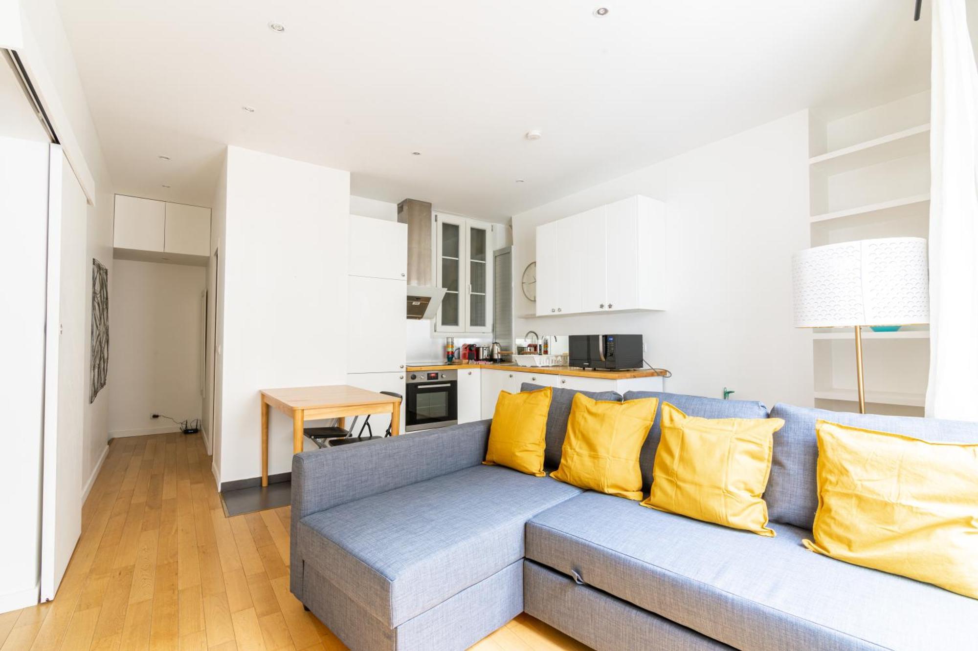 Luxurious 1 Bedroom Republique Vinaigriers Free Netflix Paris Bagian luar foto