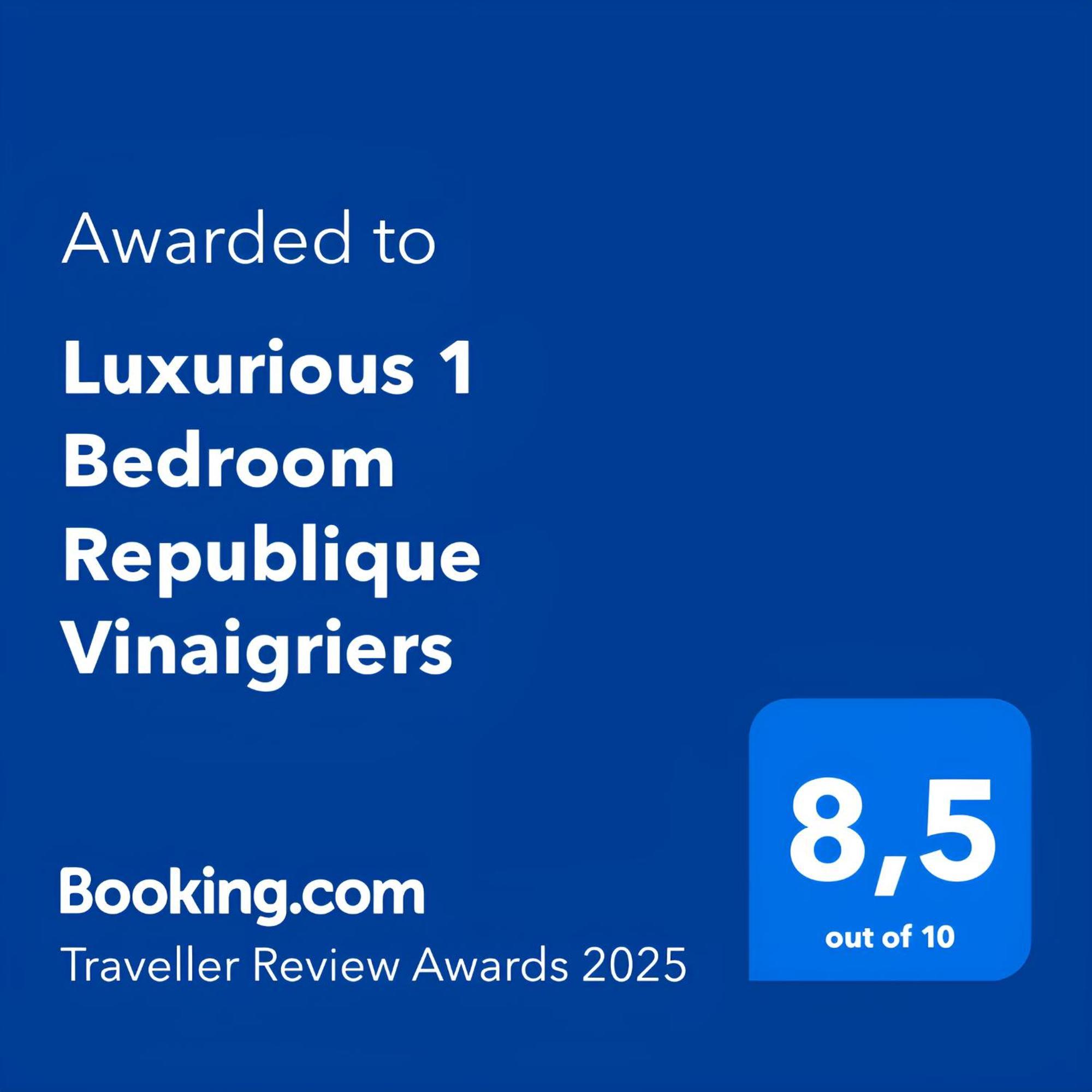 Luxurious 1 Bedroom Republique Vinaigriers Free Netflix Paris Bagian luar foto