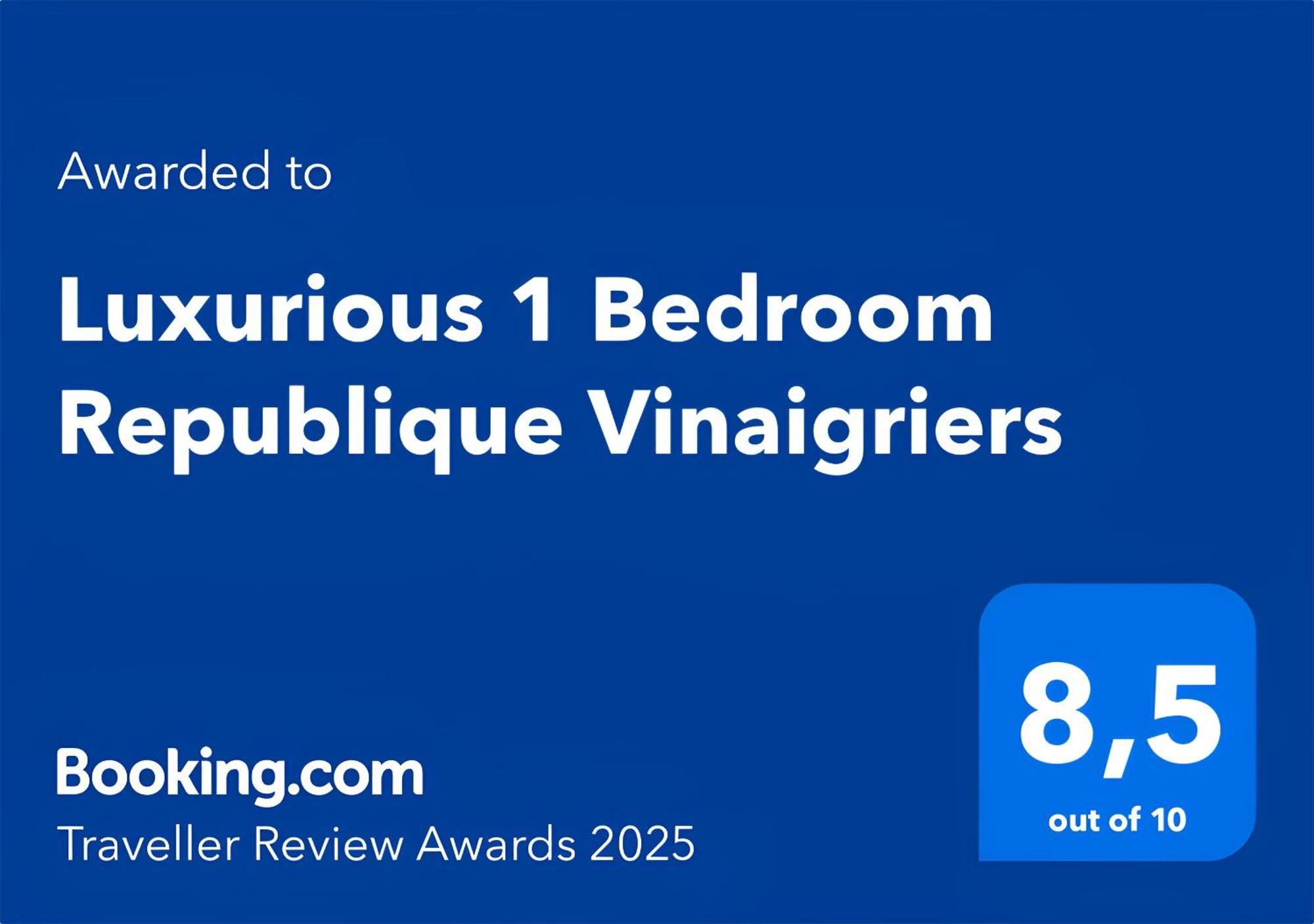 Luxurious 1 Bedroom Republique Vinaigriers Free Netflix Paris Bagian luar foto